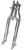 Chrome Antique Vintage Style 22" Stock Length Springer Fork Front End for Custom Applications