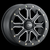 Itp Inertia Whl 15X7, 4/137-5+2 (+30Mm) Matte Black/Machined Fits 2022 Honda SXS10S2RD Talon 1000R FOX Live Valve 1522527727B
