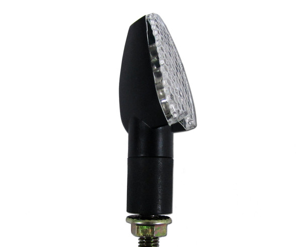 Yamaha Virago XV700, XV750 LED Mini Black Arrow Motorcycle Turn Signal Indicator Directional Lights Front/Rear Pair