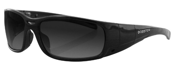 Bobster Eyewear Gunner Convertible Black Frame Motorcycle Sunglasses with Photochromic Lenses BGUN001
