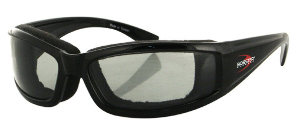 "Invader" Motorcycle Sunglasses with Black Frame Photochromic Lenses Bobster Eyewear BINV101