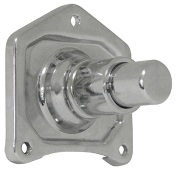 Chrome Solenoid Cover Push Button Starter for Harley Electra Glide Motorcycle Models 1989-2017