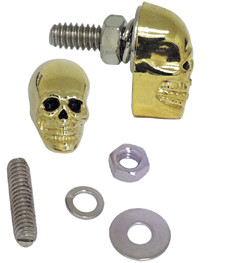 DIE CAST SKULL MOUNT FASTENERS FOR ALL MOTORCYCLES