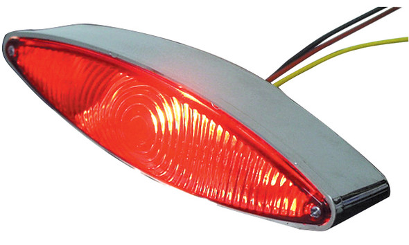 Taillight Only For V-Factor Small Cateye Taillight-License Mounts For Harley & Custom Use