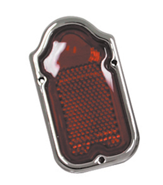 TAILLIGHT LENS ONLY FOR V-FACTOR TOMBSTONE TAILLIGHT ASSEMBLIES FOR 1947/1954 MODELS
