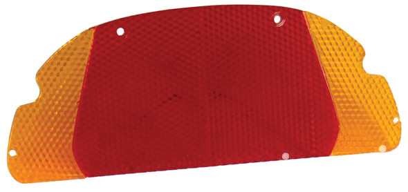 REPLACEMENT TAILLIGHT LENS FOR V-FACTOR TAILLIGHT WITH BUILT-IN TURN SIGNALS FOR CUSTOM USE
