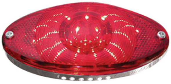 REPLACEMENT LENS FOR V-FACTOR SUPER THIN LED CATEYE TAILLIGHT FOR CUSTOM USE