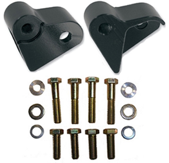 Pingel Rear Lowering Brackets Black Billet Pair Fits Harley FL models 1997-2001