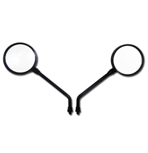 Black Viking Motorcycle Handlebar Mirrors for Honda VF 750, VF 1206