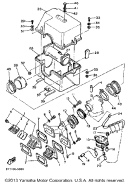 Washer, Spring 1985 XL-V (XL540J) 92990-05100-00