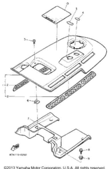 Bolt, Flange 1990 SNOSPORT (SV125P) 95816-06012-00