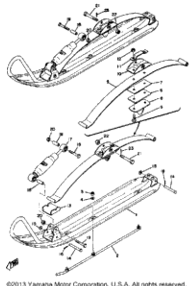 Pin, Cotter 1974 GPX338F 91490-20025-00