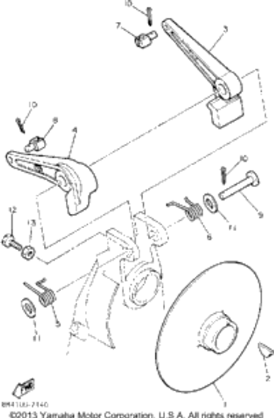 Pin, Cotter 1992 BRAVO (BR250S) 91490-20020-00