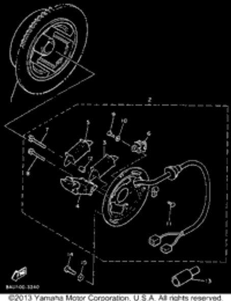 Screw, With Washer 1993 VK540 II (VK540ET) 90159-05129-00