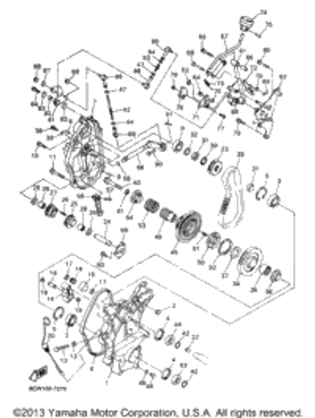 Spring, Compression 1997 VMAX 600 XTC (REVERSE) (VX600XTCRA) 90501-066J5-00