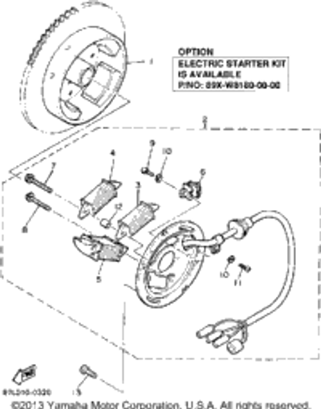 Screw, With Washer 1992 ENTICER II LT (ET410TRS) 90159-05130-00