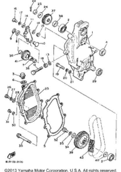 Washer, Plate 1985 V-MAX (VMX540J) 92990-08600-00