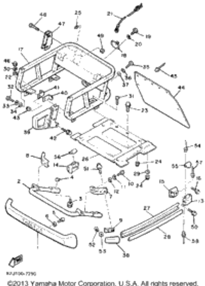 Nut, Flange 1987 ET340TL 95716-08300-00