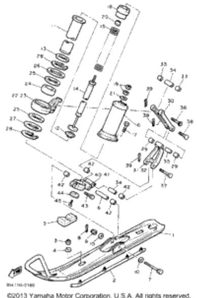 Washer, Plate 1990 OVATION LE (ELEC START) (CS340EP) 92990-08600-00