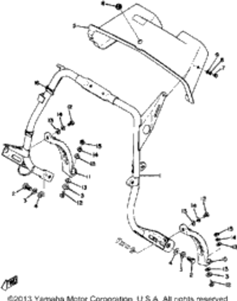 Bolt, Hexagon 1974 GP246F 97313-06016-00