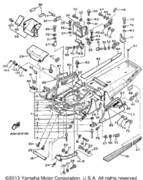 Bolt, Hexagon 1985 V-MAX (VMX540J) 97313-06016-00