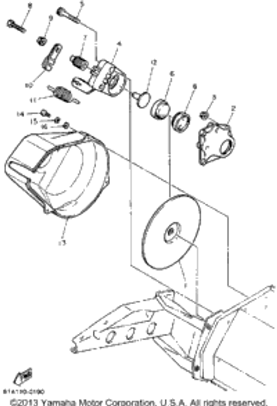 Washer 1990 SNOSPORT (ELEC START) (SV125EP) 92906-06600-00