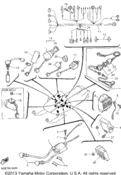 Bolt, Flange 1995 VMAX 500 LE (ELEC START) (VX500EV) 95807-06016-00