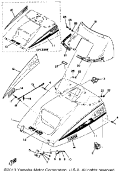 Washer, Plate 1974 GPX338F 90201-04325-00