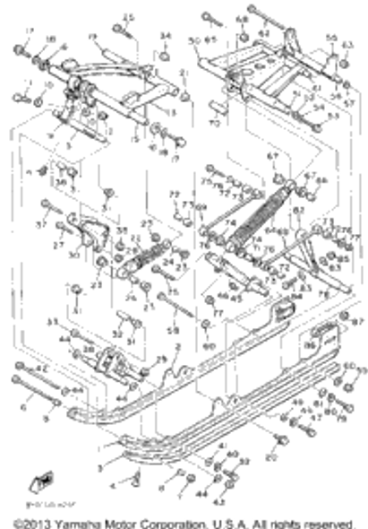 Washer, Spring 1985 SRV (SR540J) 92995-06100-00