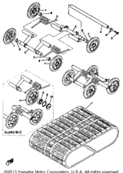 Bolt, Hexagon 1971 SL292 97313-08030-00