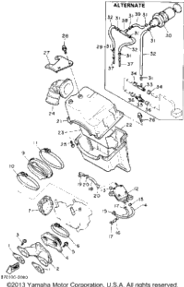 Bolt, Flange 1990 OVATION (CS340P) 90105-06557-00