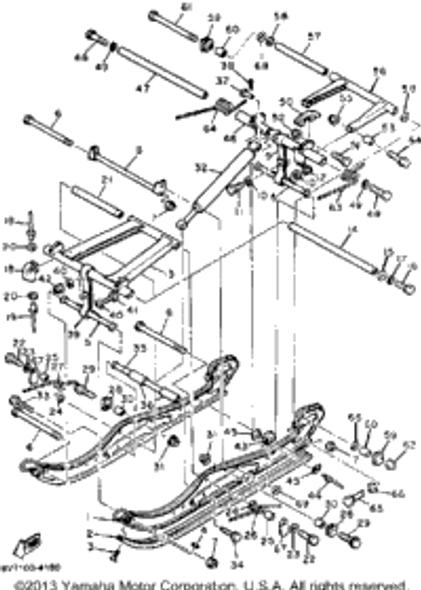 Bolt (97001-06025-00) 1984 BRAVO (BR250H) 97011-06025-00