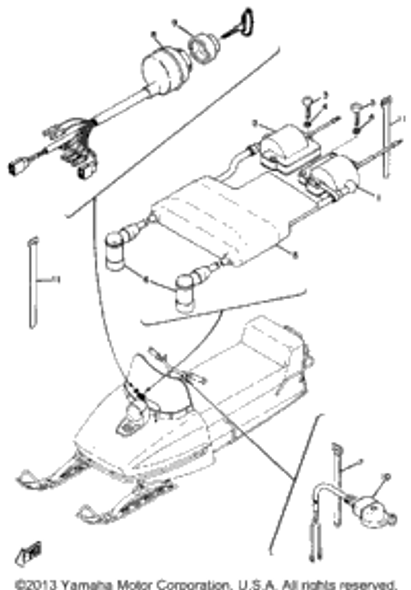 Band, Switch Cord 1971 SS433 437-83936-11-00