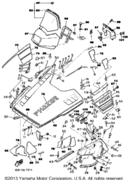 Washer 1988 PHAZER (PZ480M) 92906-05200-00