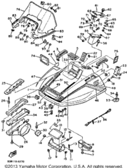 Nut, Nylon 1985 SS440 (SS440J) 95706-05300-00