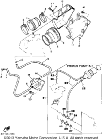 Clip 1987 BRAVO (BR250L) 90467-09006-00