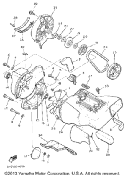 Washer, Plate 1988 SRV (SR540M) 90201-17713-00