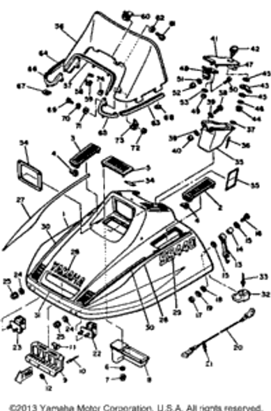 Washer, Plate 1980 SS440D 90201-10119-00