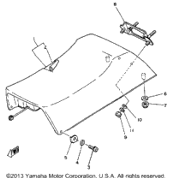 Washer, Plate 1980 ET340ED 90201-063J2-00