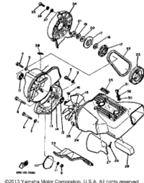 Bolt, Hexagon 1980 SR540D 97313-08035-00