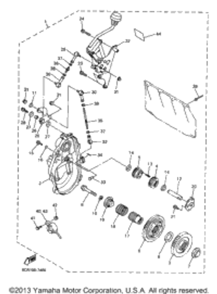 Bolt, Flange 1997 VMAX 600 XTC (VX600XTCA) 90105-100A7-00