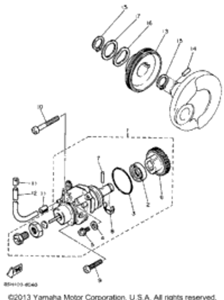 Screw 1988 SNOSCOOT (SV80M) 90149-04135-00