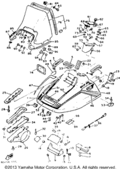 Bolt, Wing 1988 XLV (XL540M) 90122-05022-00