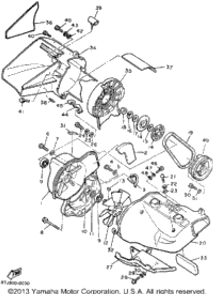 Key, Woodruff 1990 PHAZER II LE (ELEC START) (PZ480EP) 90280-05014-00