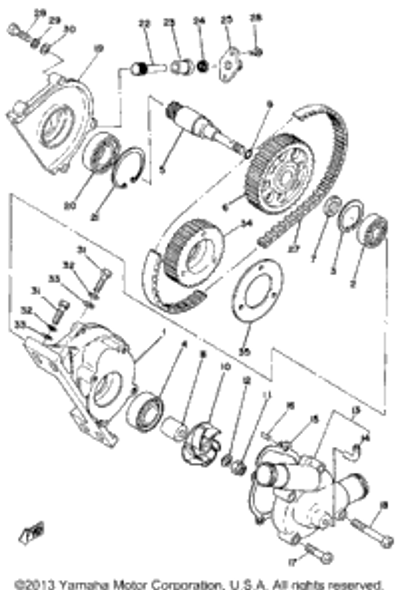 Oil Seal, So-Type 1980 SRX440D 93104-06033-00