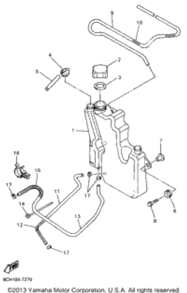 Spring, Compression 1997 VMAX 700 SX (VX700SXA) 90501-08430-00