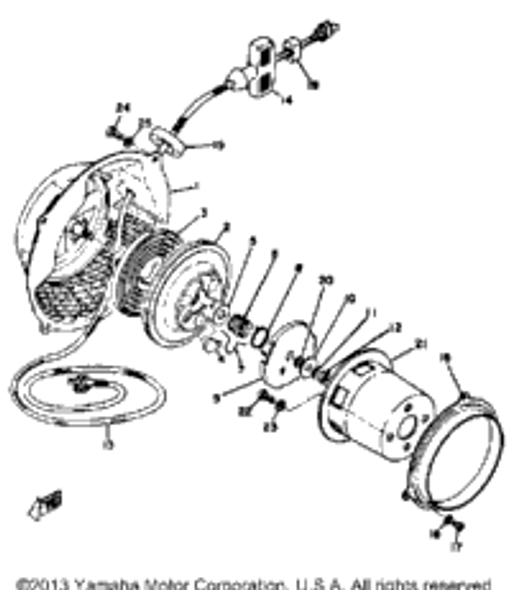 Washer, Spring 1972 SW433B 92990-08100-00