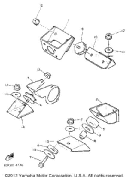 Bolt, Flange 1990 VK540 (VK540EP) 95811-10045-00