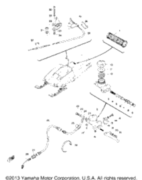Washer, Plate 1975 SR292 90201-10118-00