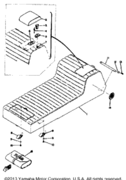 Screw, Pan Head (92502-06016-00 1971 SL292 98503-06014-00